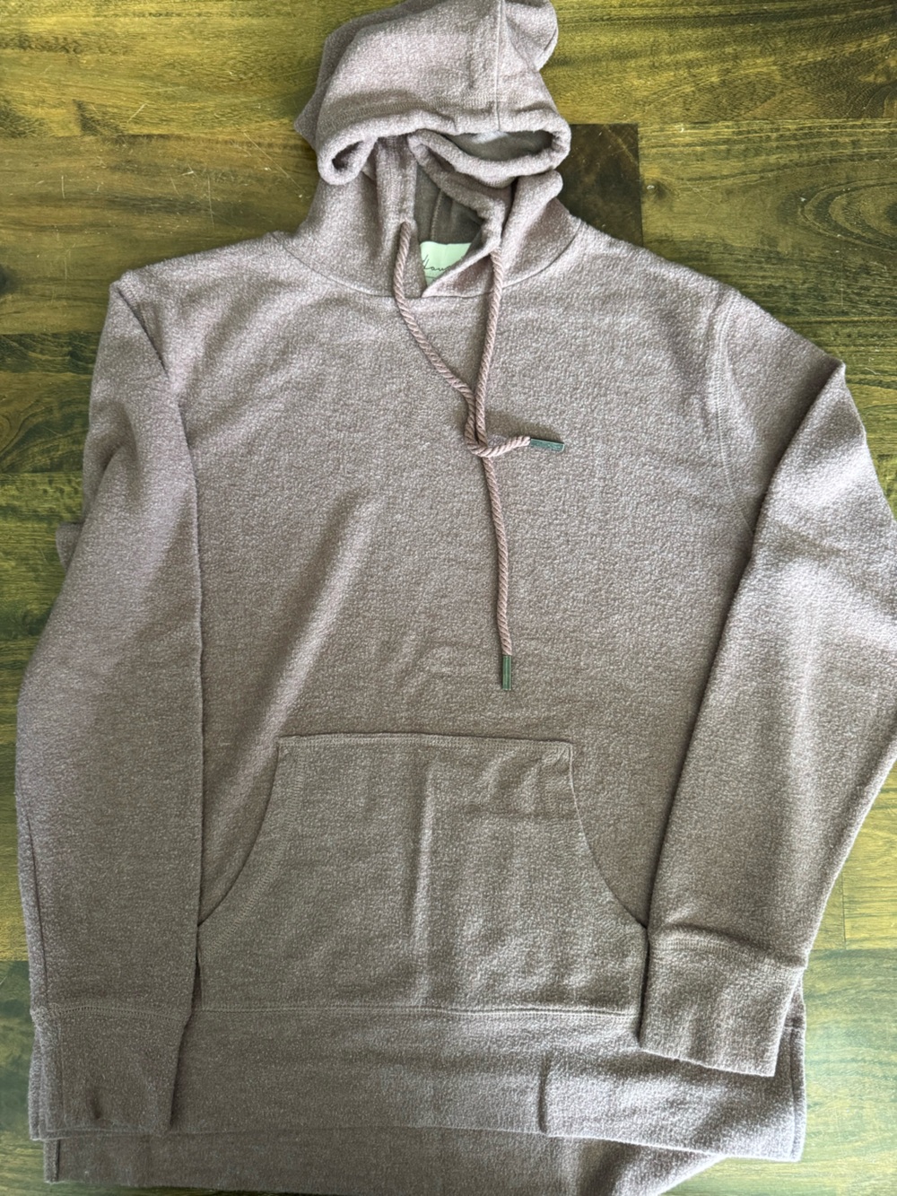 Vintage Havana Dusty Taupe Hooded Pullover Sweatshirt